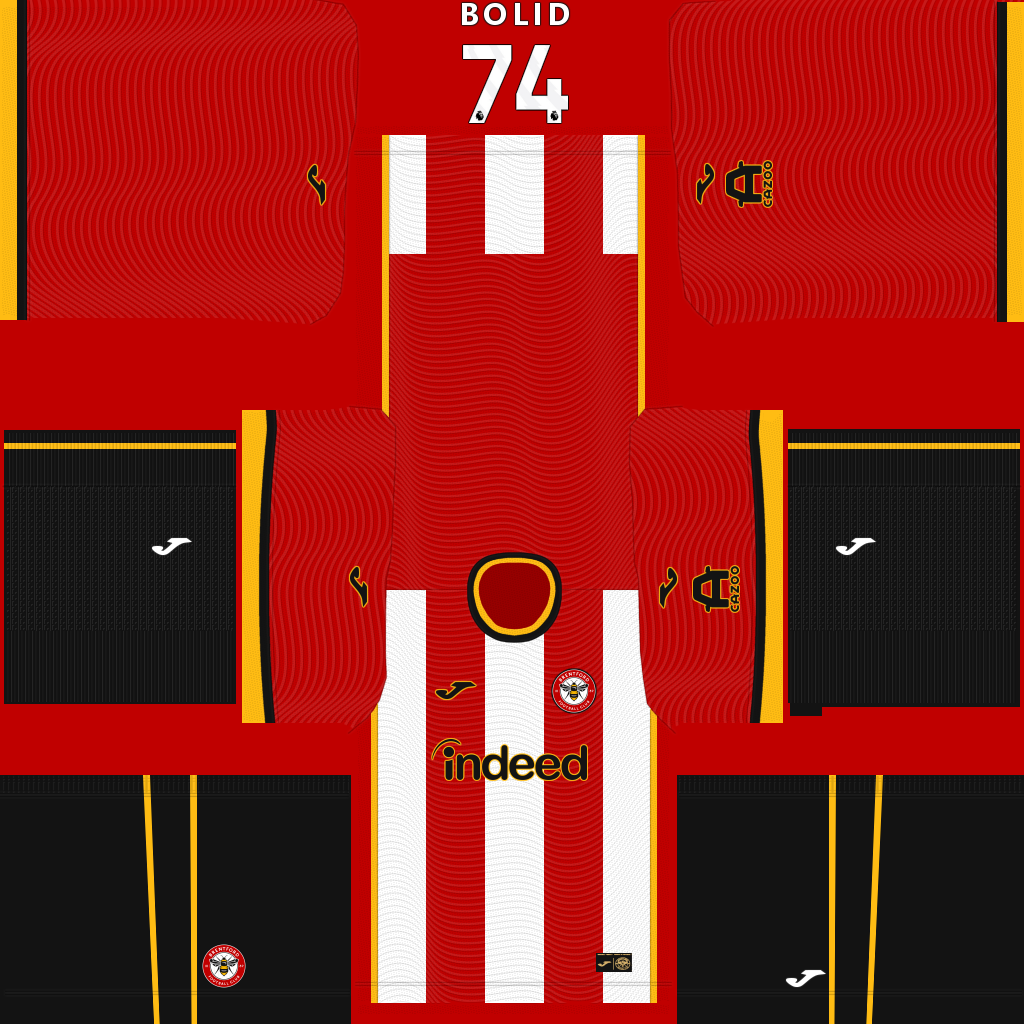 Brentford Home 3D kit