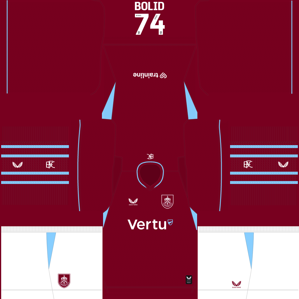 Equipación Local 3D del Burnley
