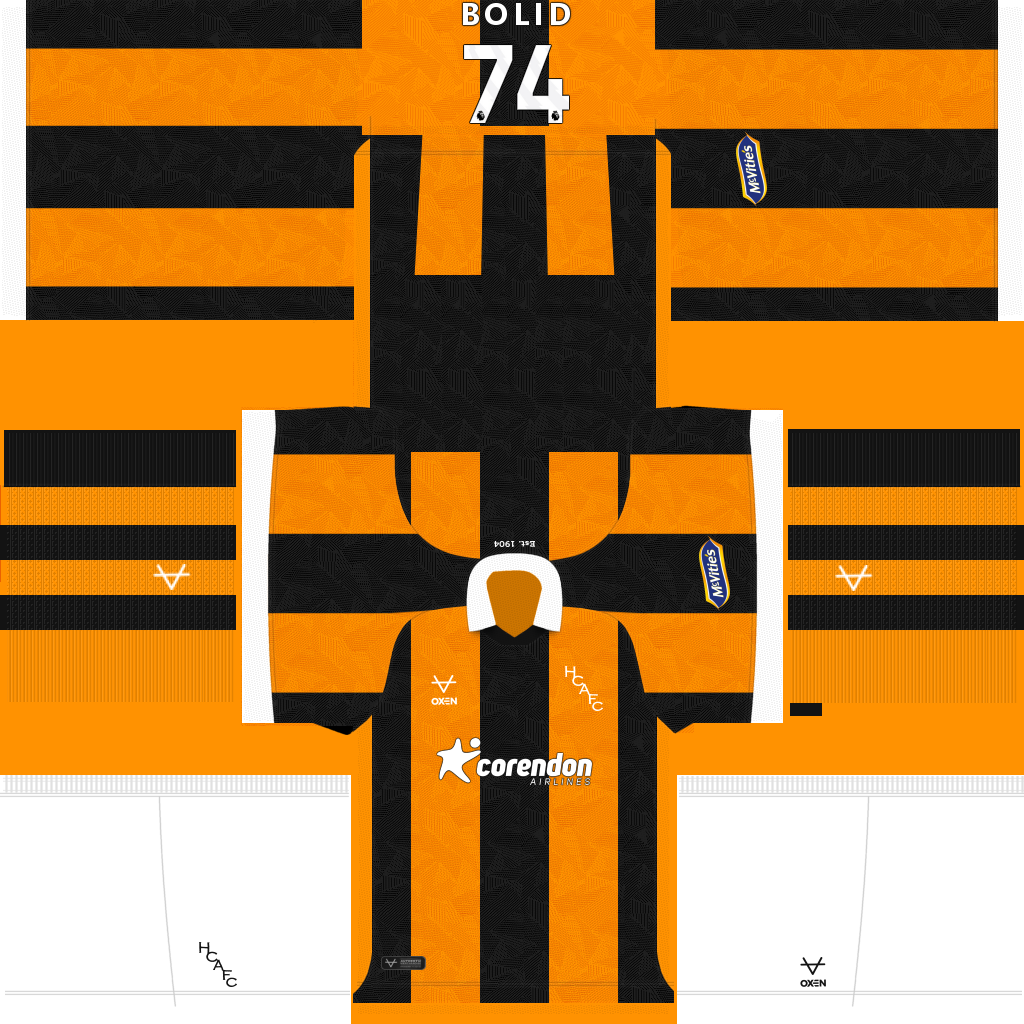 Hull City İç Saha 3D forması