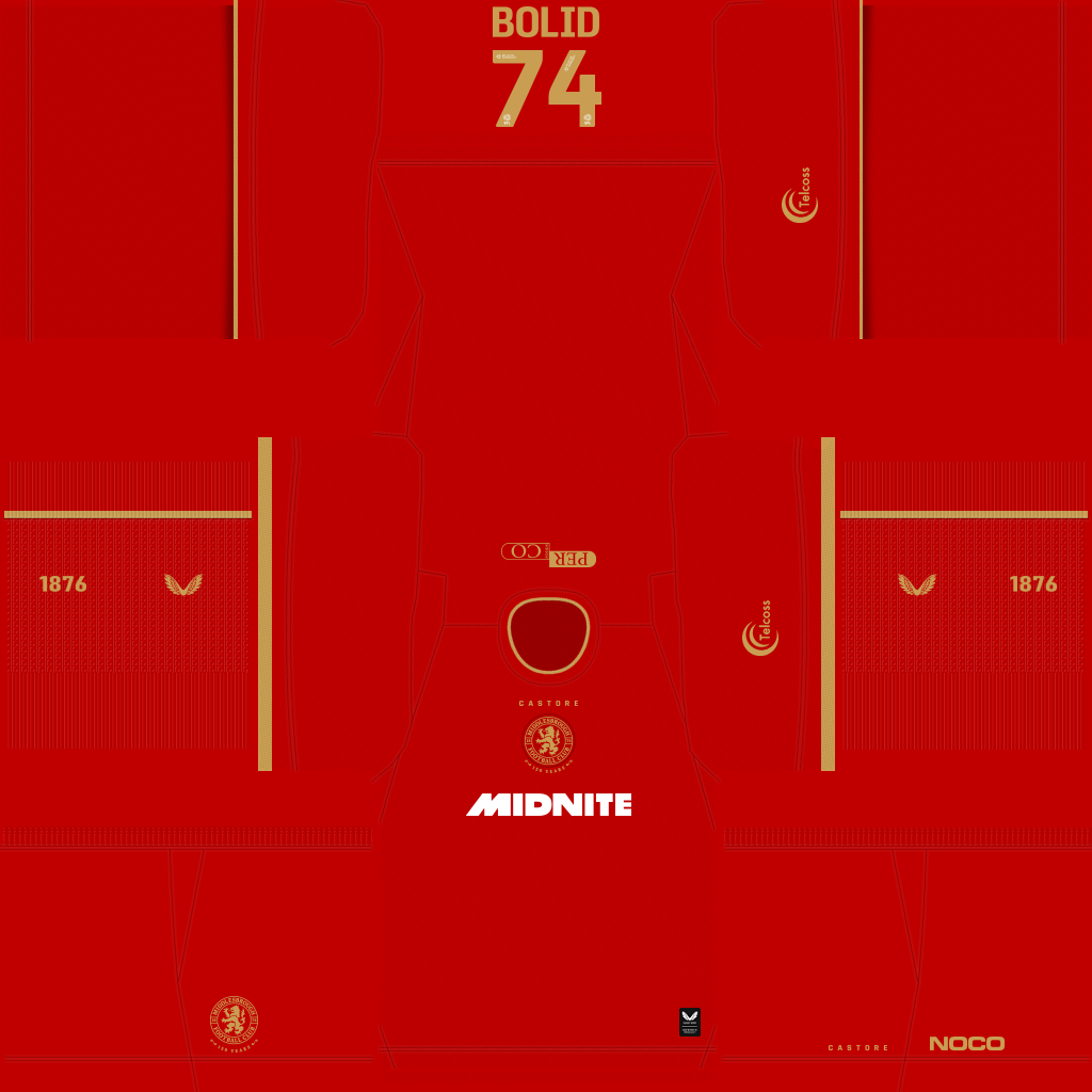 Maillot Domicile 3D Middlesbrough