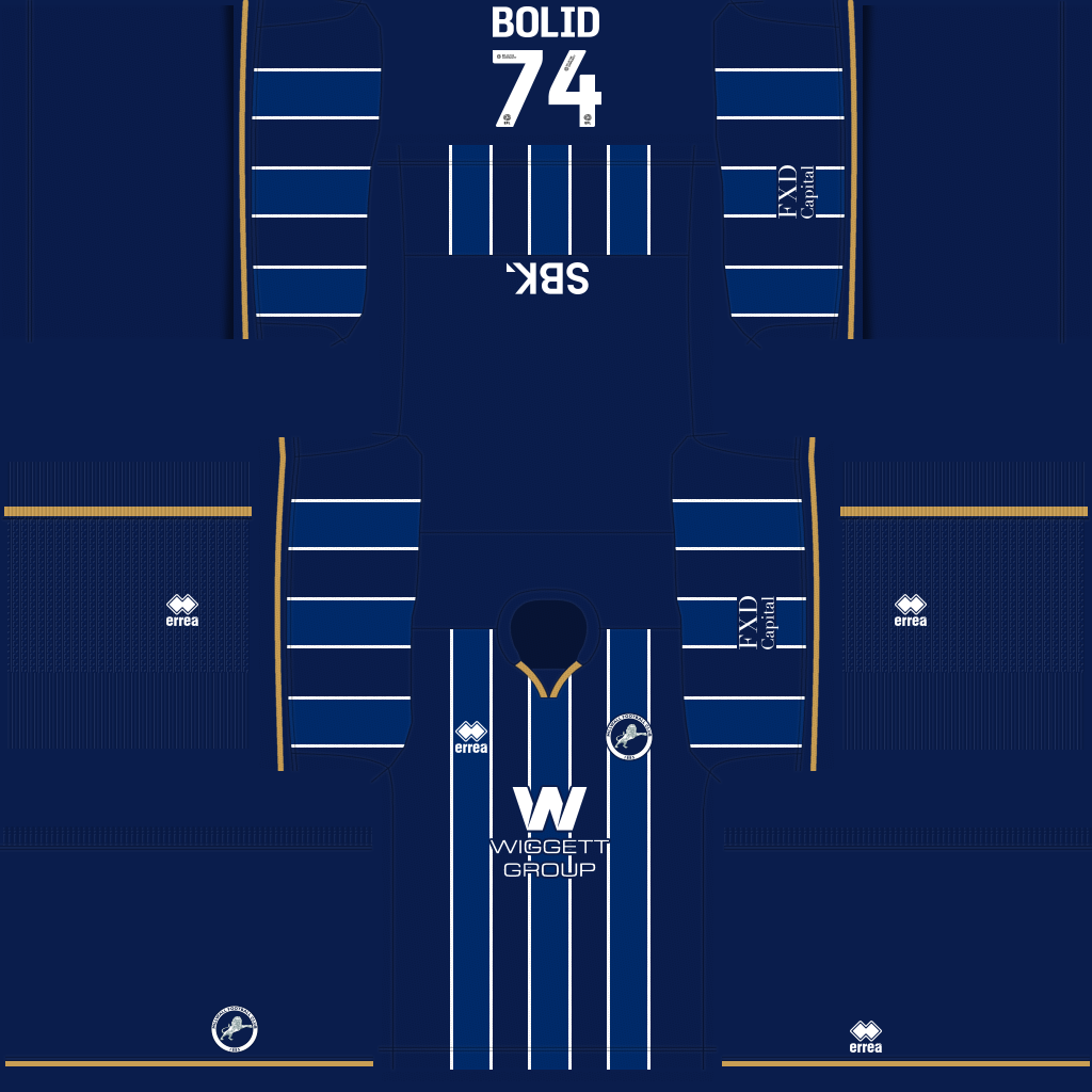 Maillot Domicile 3D Millwall