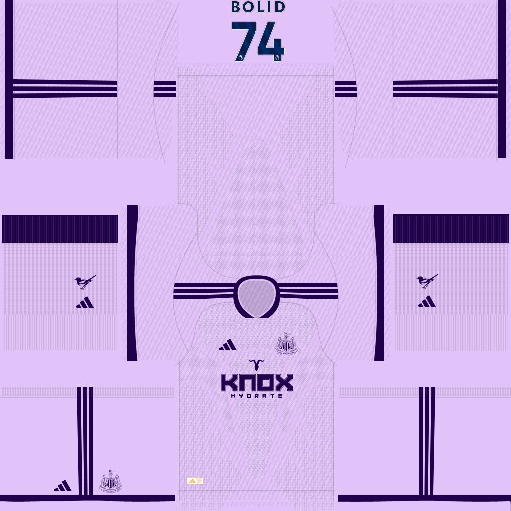 Newcastle Third 3D kit