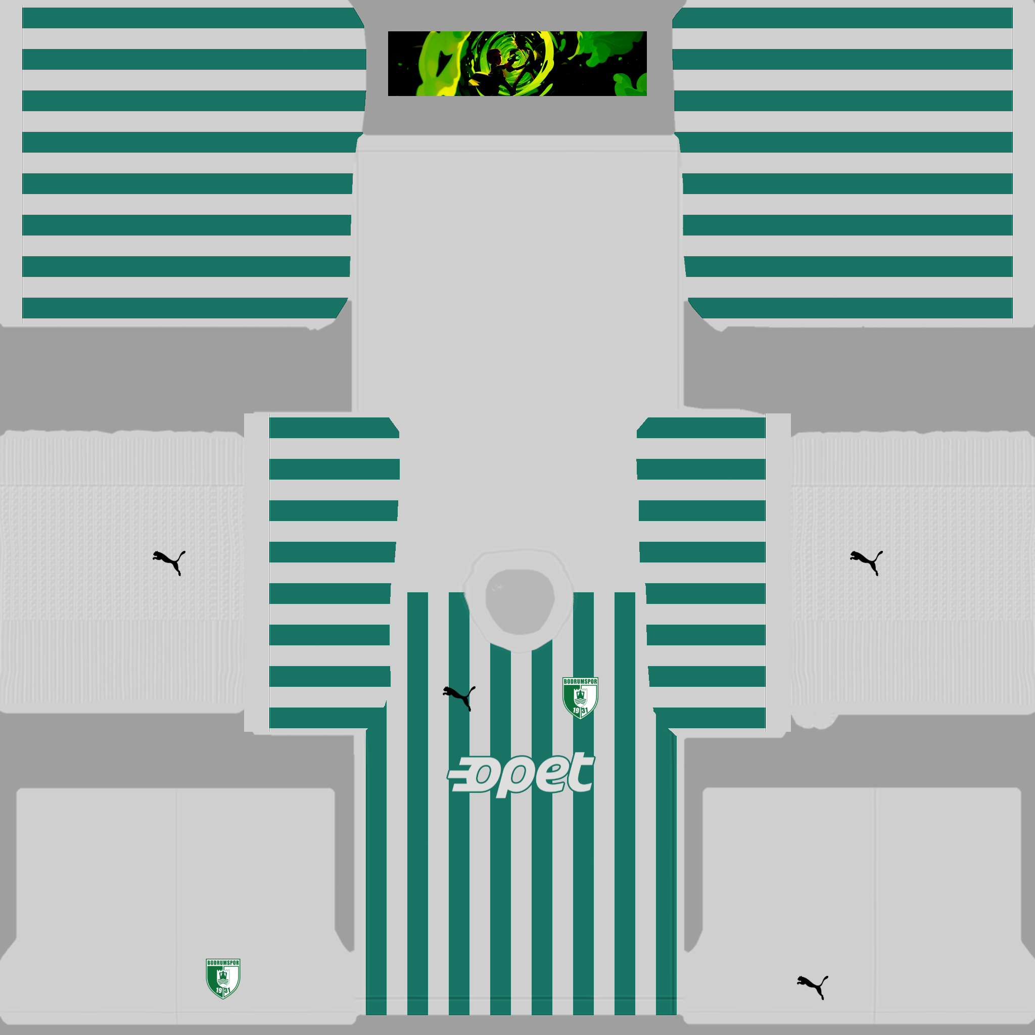 Uniforme Principal 3D do Bld. Bodrumspor