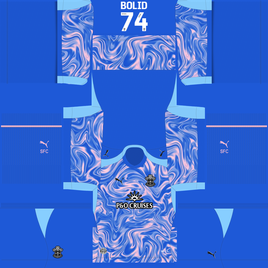 Equipación Visitante 3D del Southampton