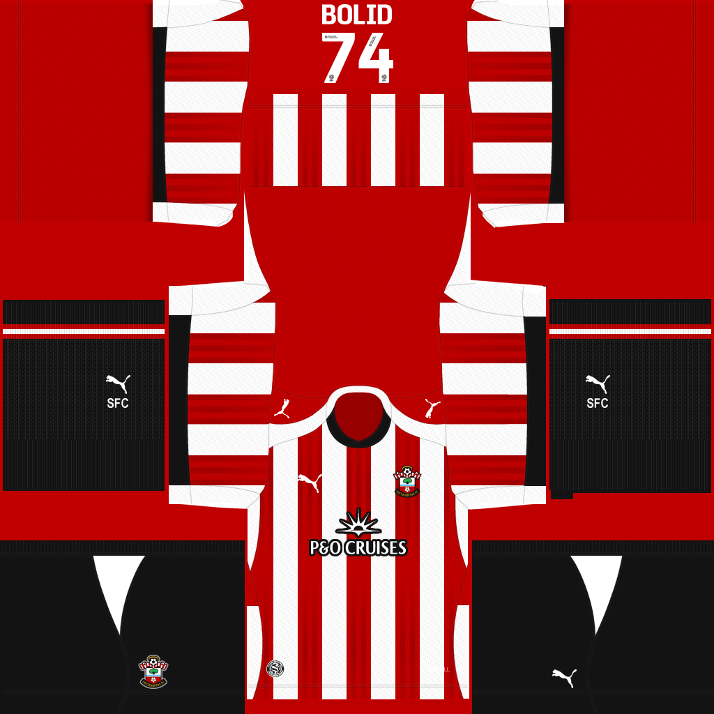 Equipación Local 3D del Southampton
