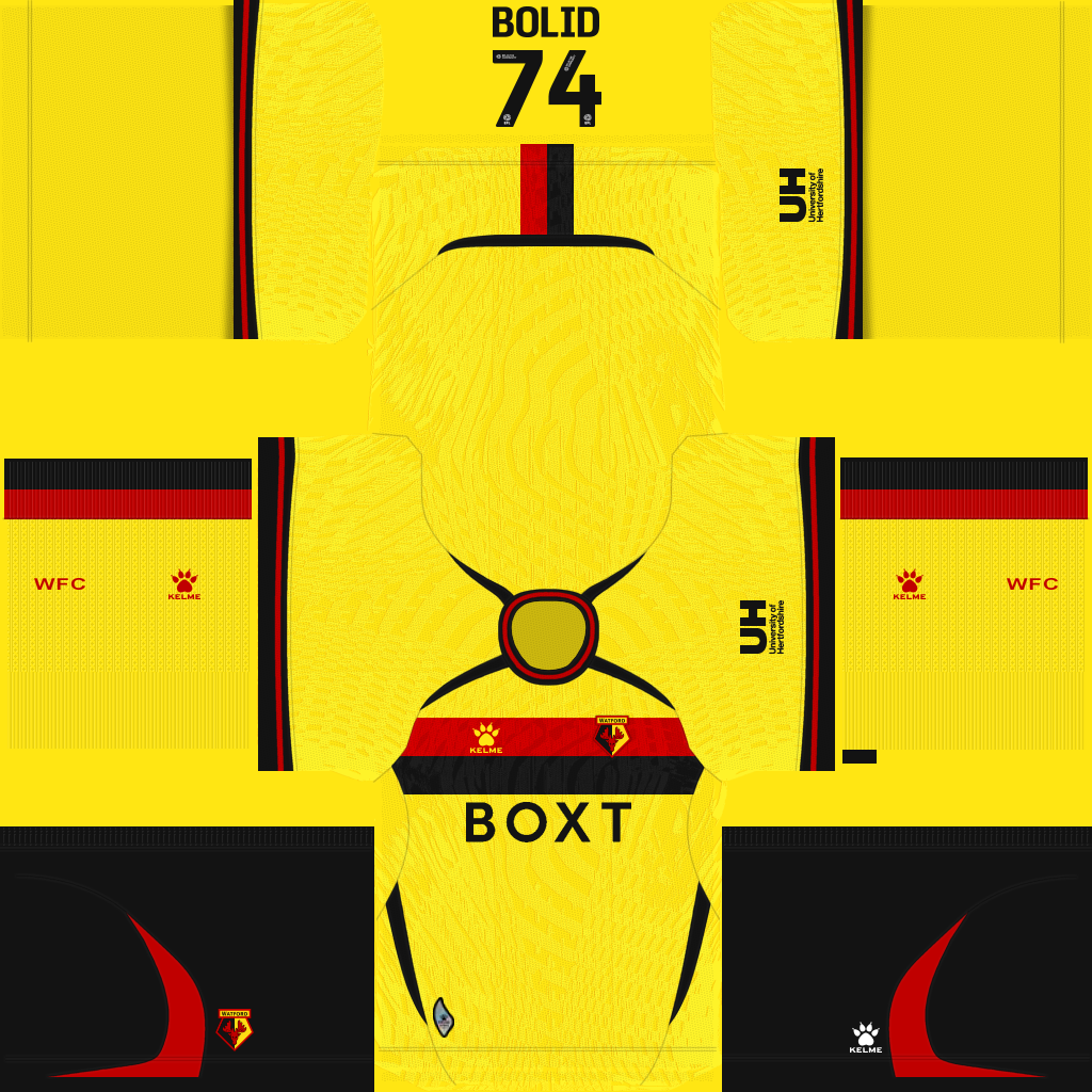 Equipación Local 3D del Watford