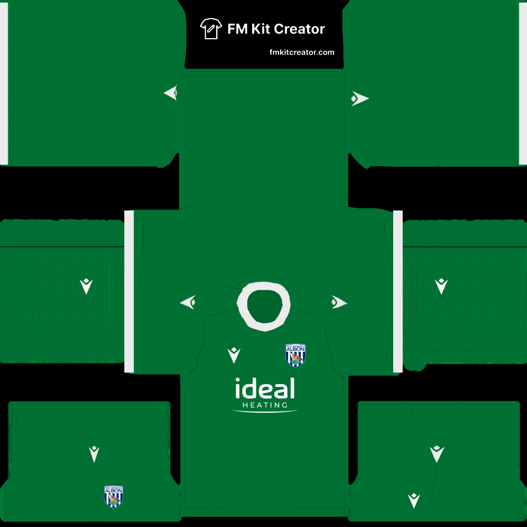 Equipación Visitante Portero del West Brom