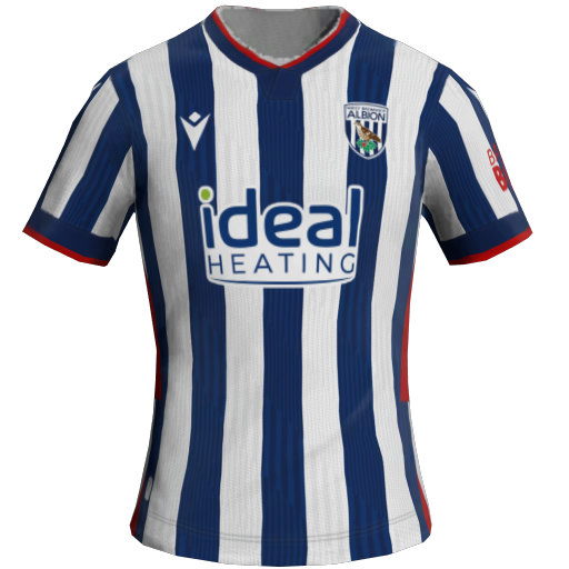 Equipación Local 2D del West Brom