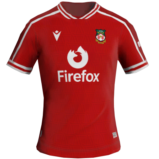 Uniforme Principal 2D do Wrexham
