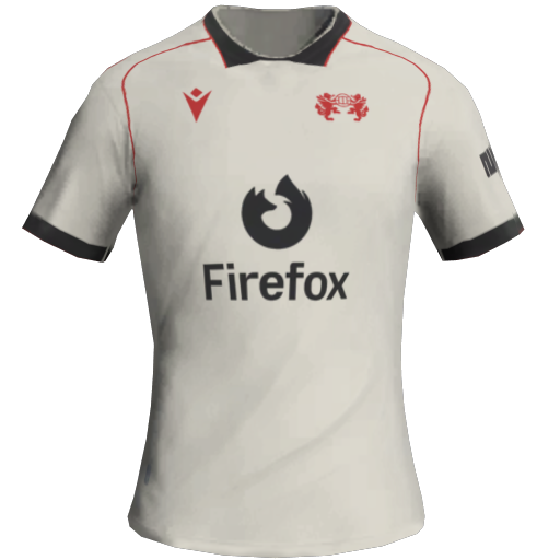 Uniforme Terceiro 2D do Wrexham