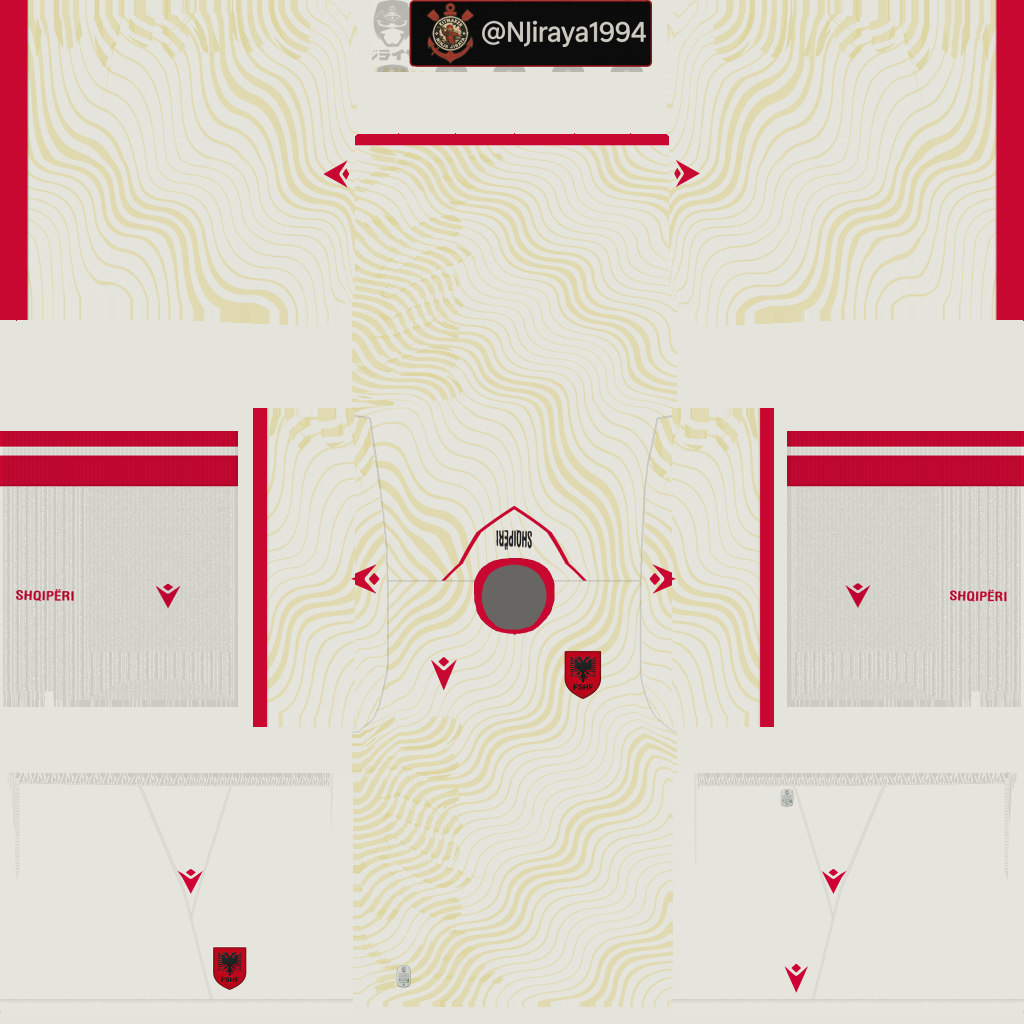 Albania Away 3D kit