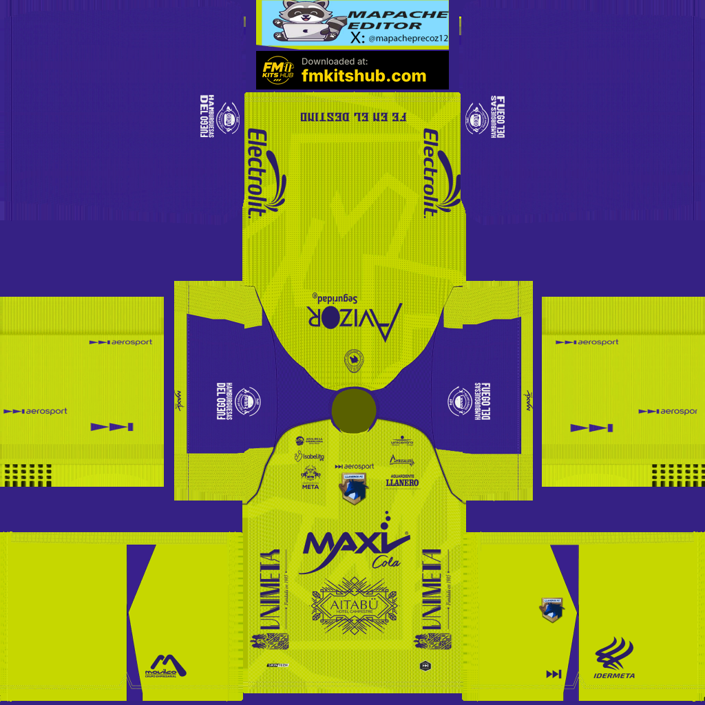 Llaneros FC Away GK kit