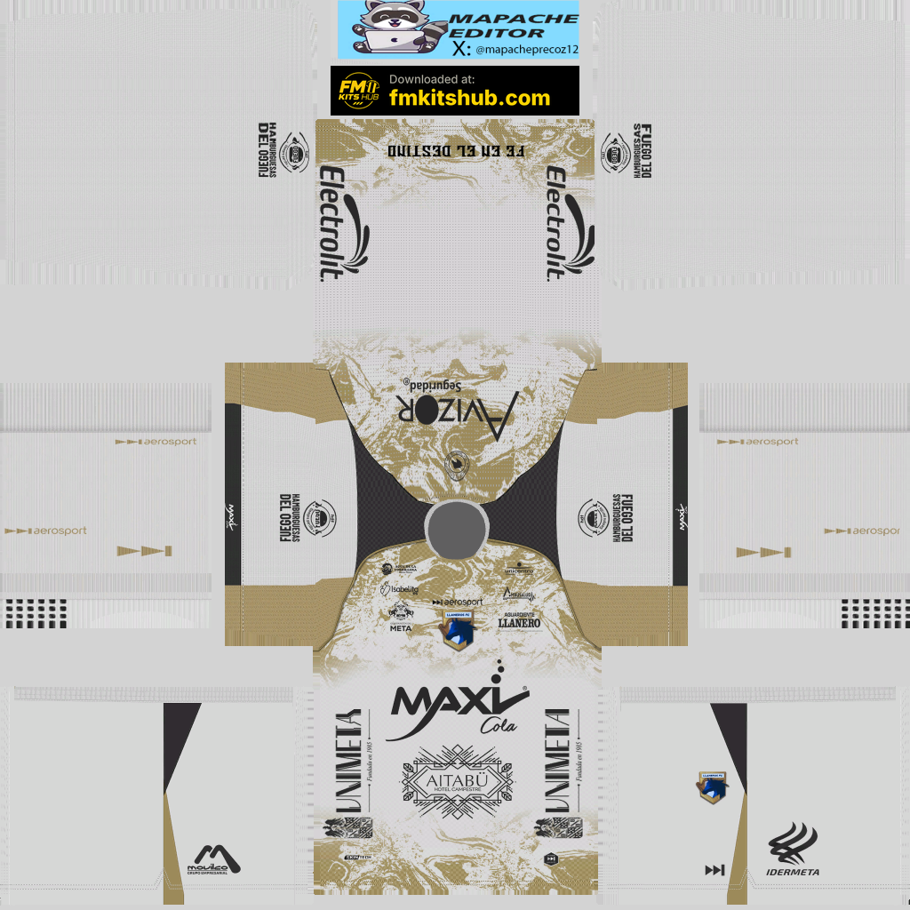 Llaneros FC Home 3D kit