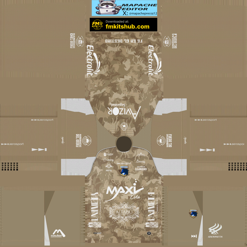 Llaneros FC Third 3D kit
