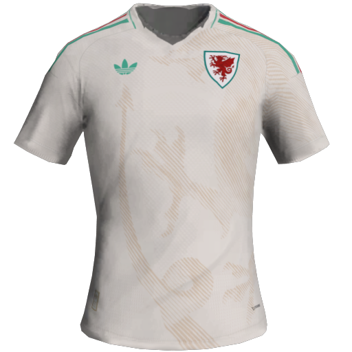 Wales Away 2D kit