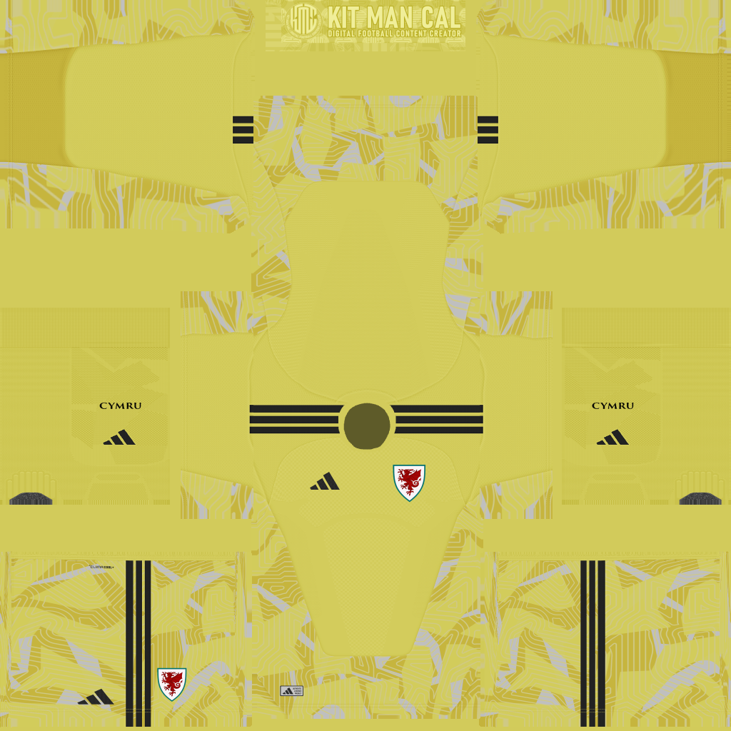 Wales Away GK kit
