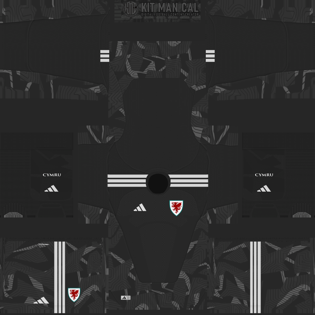 Wales Home GK kit