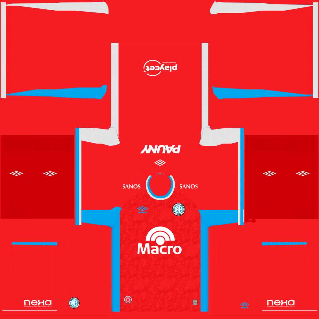 Uniforme Terceiro 3D do Belgrano