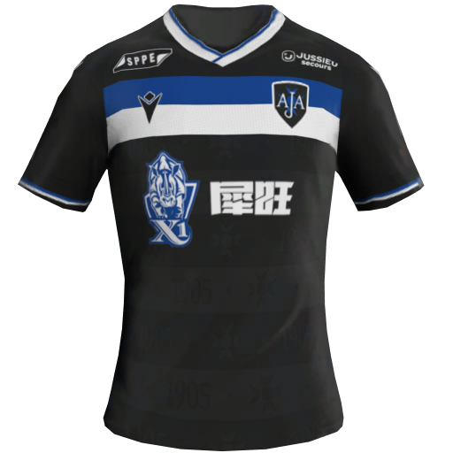 Equipación Visitante 2D del Auxerre