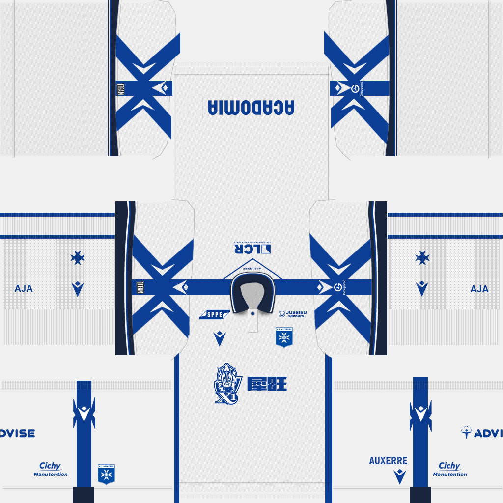 Equipación Local 3D del Auxerre