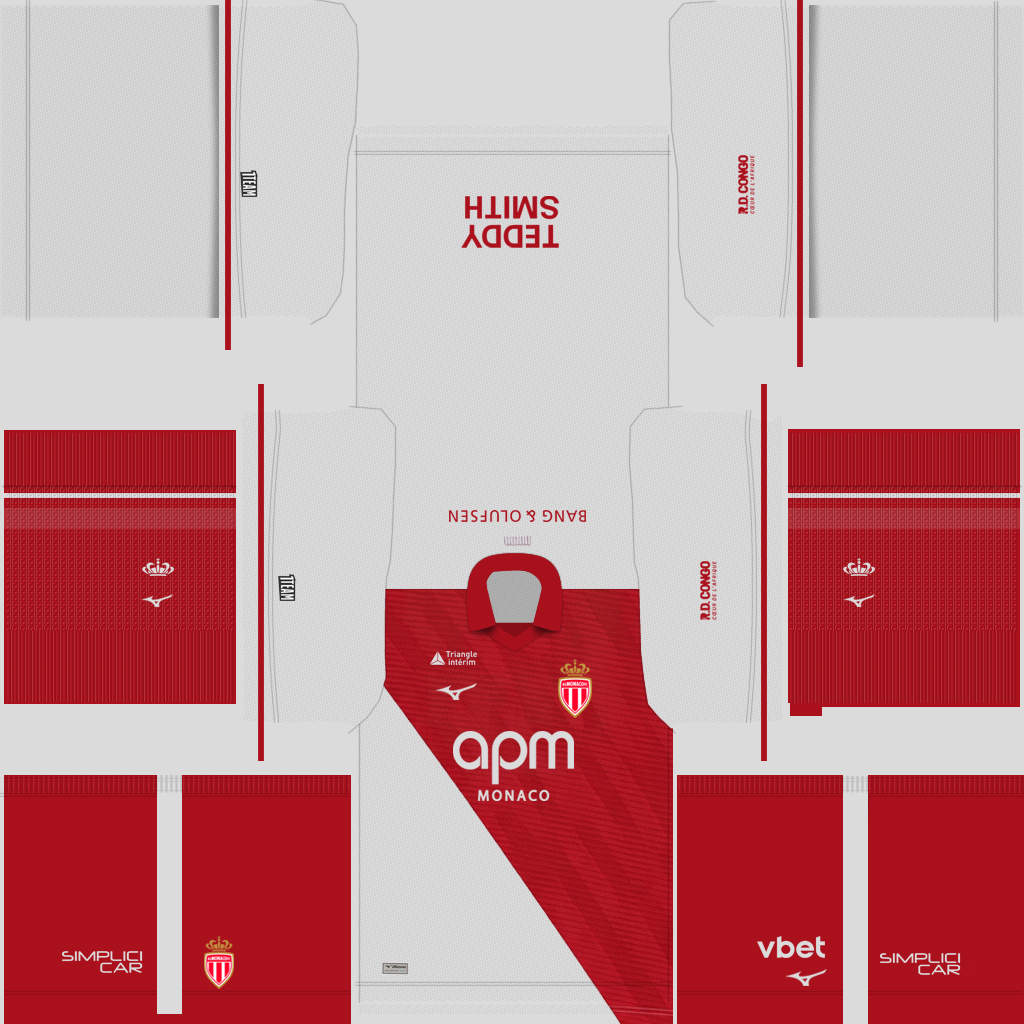 Equipación Local 3D del Monaco
