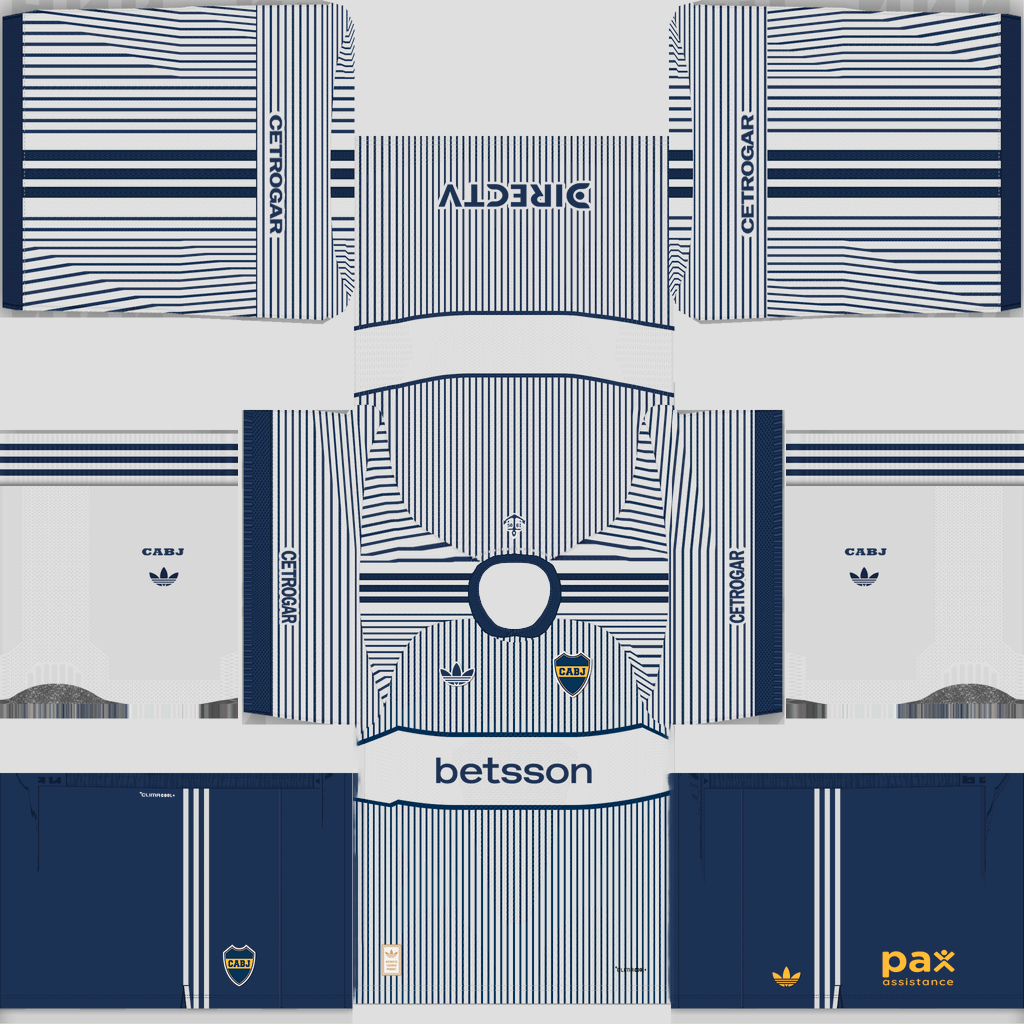 Boca Juniors Deplasman 3D forması