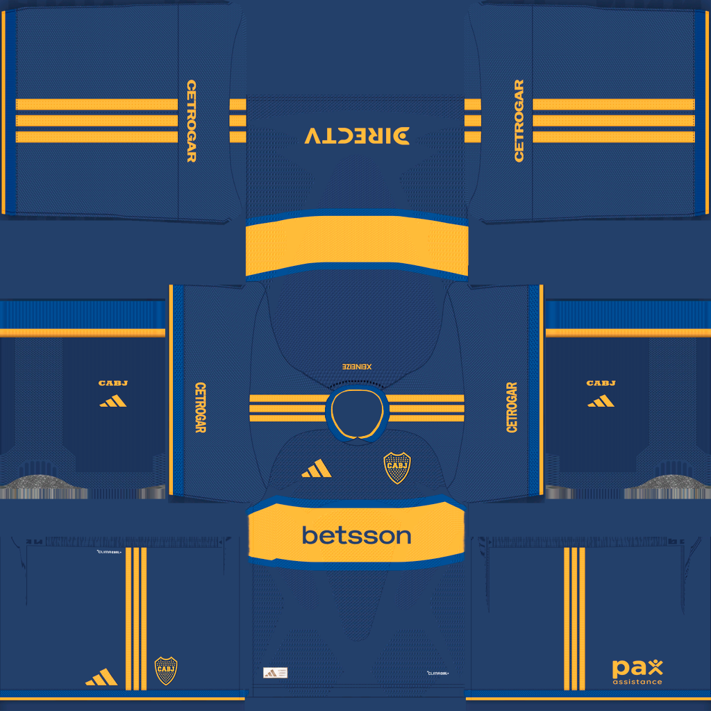 Boca Juniors İç Saha 3D forması