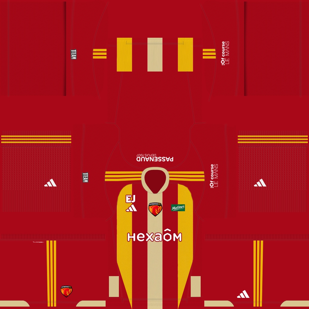 Equipación Local 3D del Le Mans FC