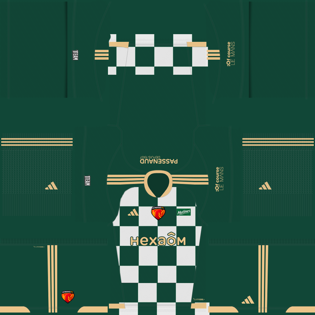Equipación Tercera 3D del Le Mans FC