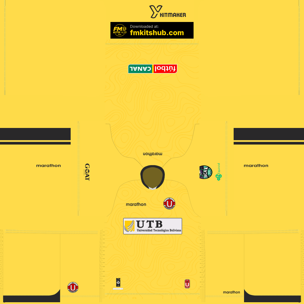 Equipación Visitante Portero del Universitario de Vinto