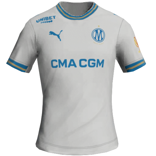 Uniforme Principal 2D do Marseille