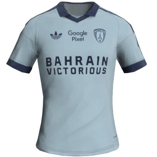 Equipación Visitante 2D del Paris FC