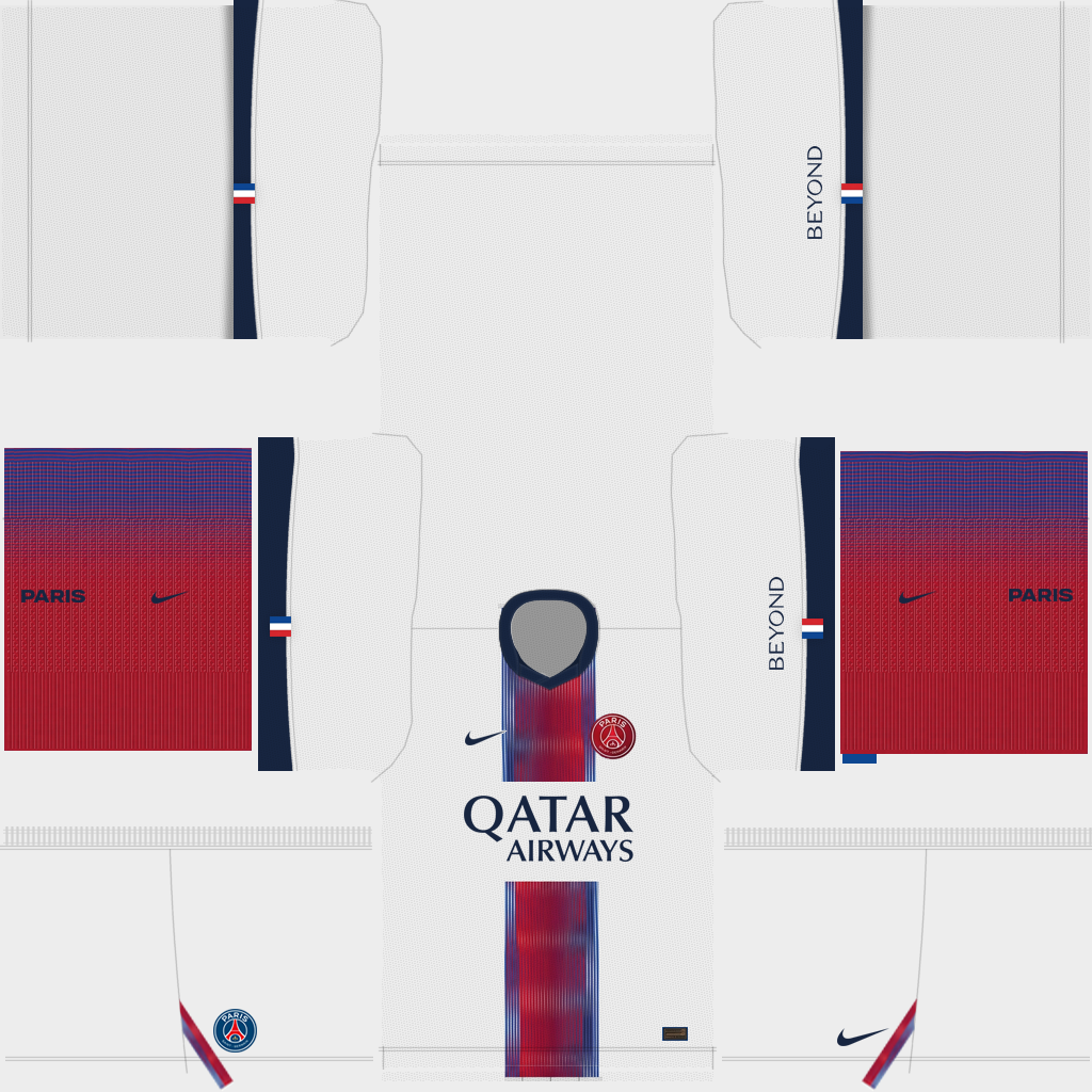 Equipación Visitante 3D del Paris Saint-Germain