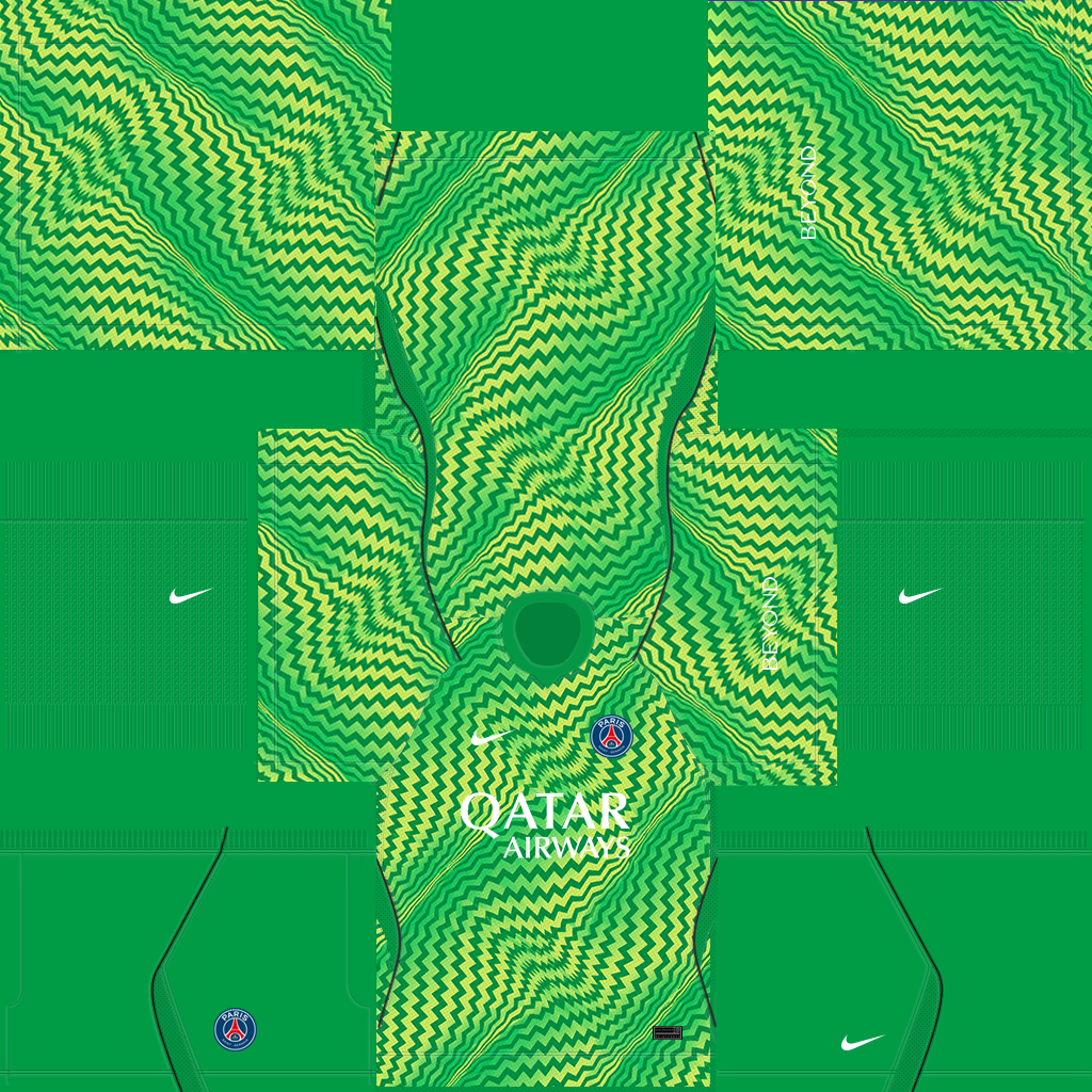 Equipación Tercera Portero del Paris Saint-Germain