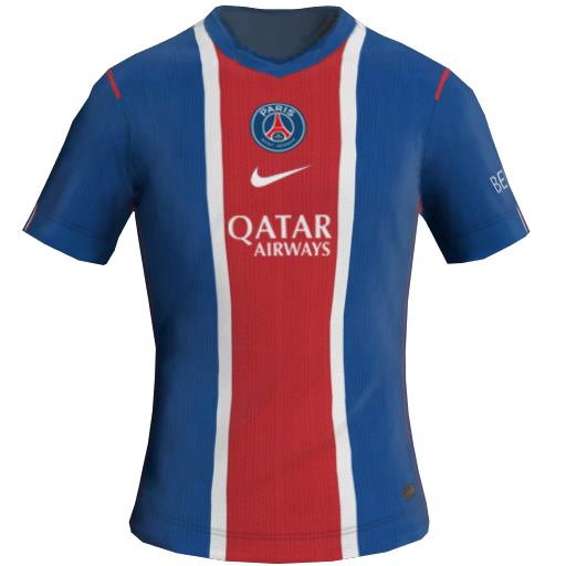 Equipación Local 2D del Paris Saint-Germain