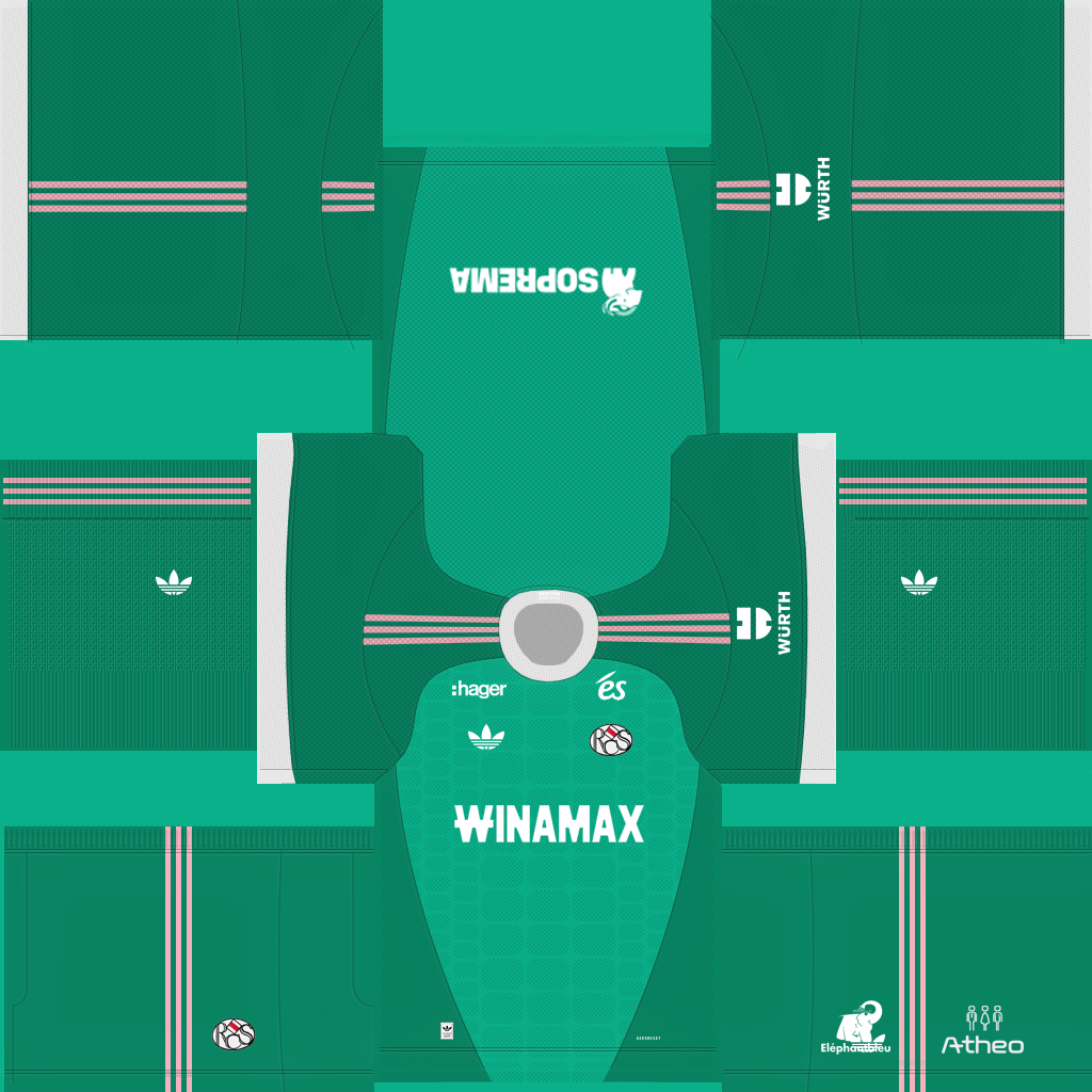 Strasbourg Away GK kit