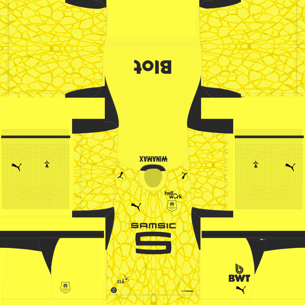 Equipación Tercera Portero del Rennes