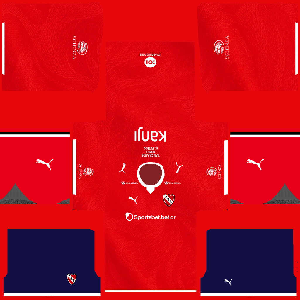 Independiente İç Saha 3D forması