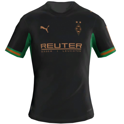 Equipación Visitante 2D del Gladbach