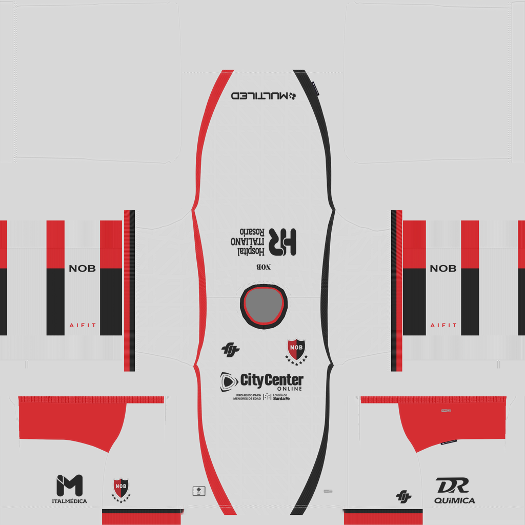 Newell's Old Boys Deplasman 3D forması