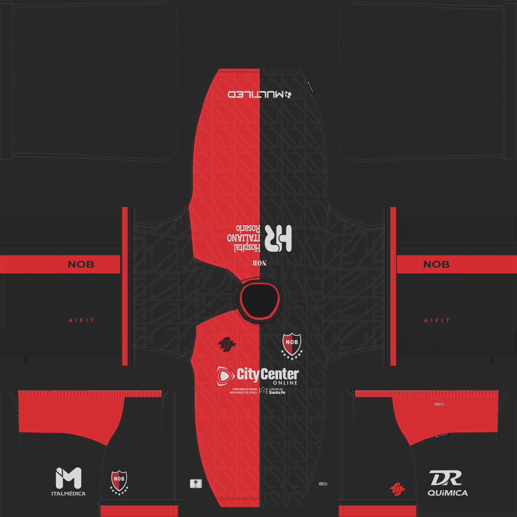 Newell's Old Boys İç Saha 3D forması