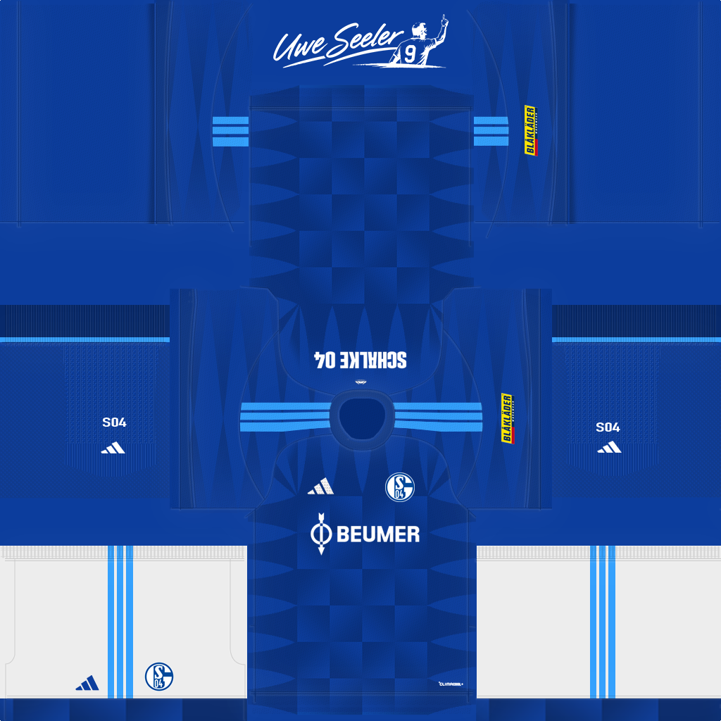 Equipación Local 3D del Schalke 04