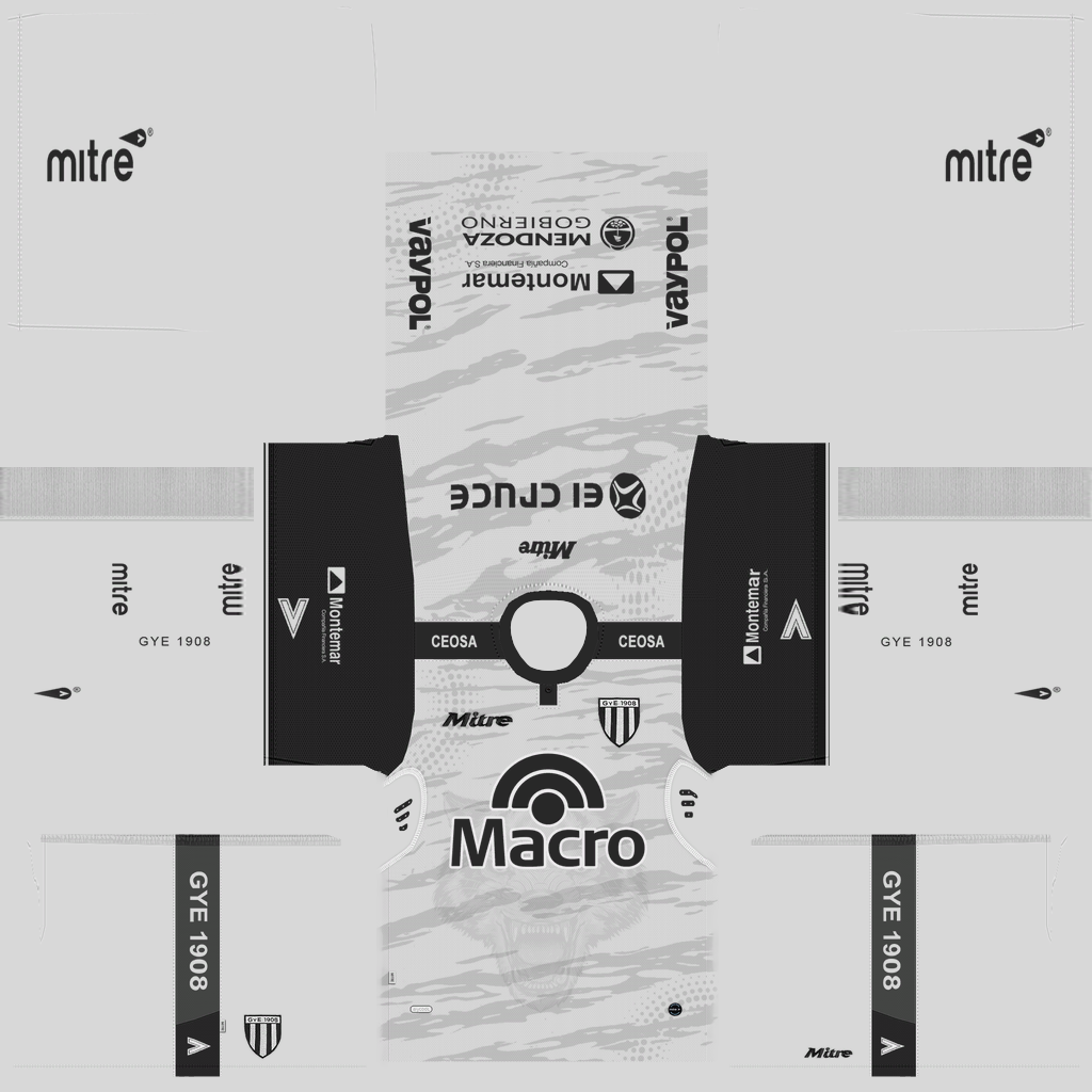 Equipación Visitante 3D del Gimnasia (Mendoza)