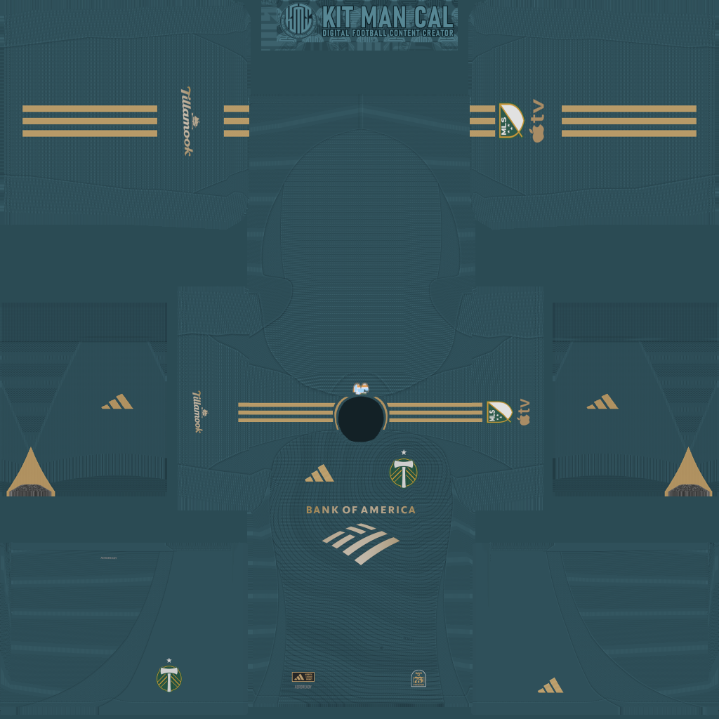 Portland Timbers Home 3D kit