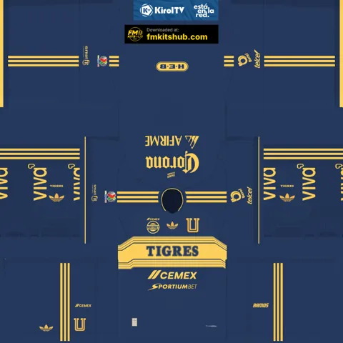 Tigres UANL Away 3D kit