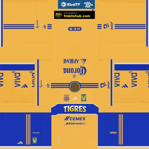 Tigres UANL Home 3D kit