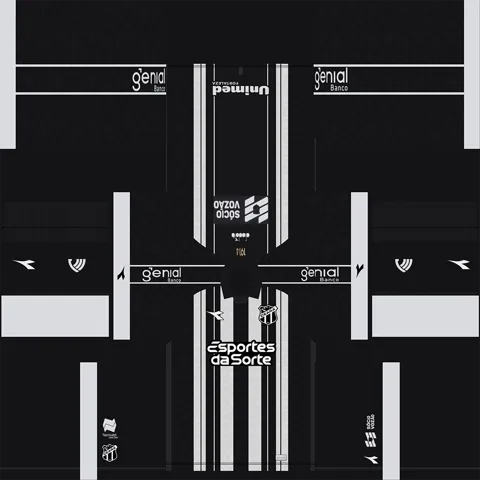 Ceará İç Saha 3D forması