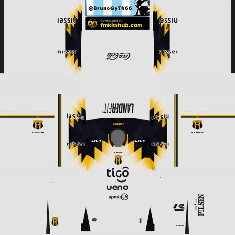 Guaraní (PAR) Away 3D kit