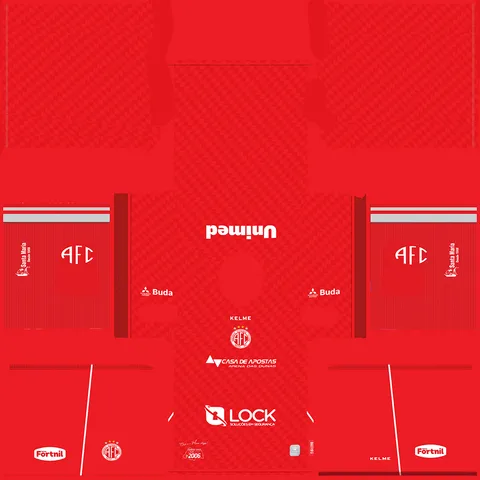 América de Natal Home 3D kit