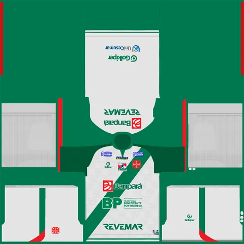 Uniforme Reserva 3D do Tuna Luso